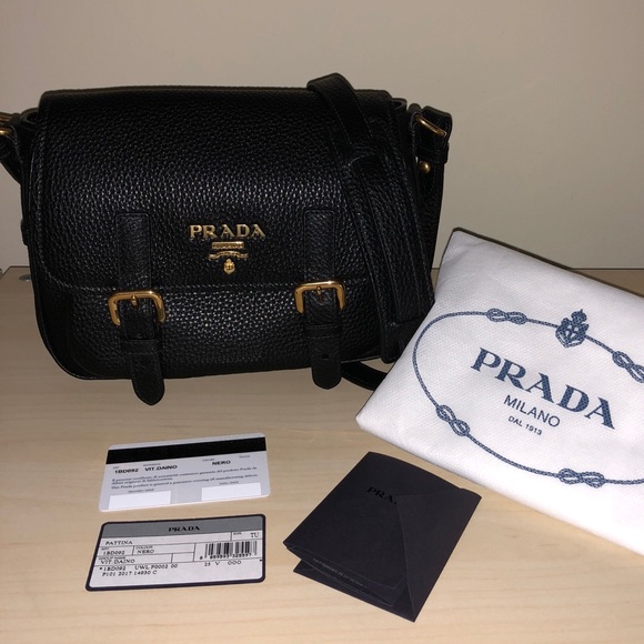 prada pebbled leather crossbody bag